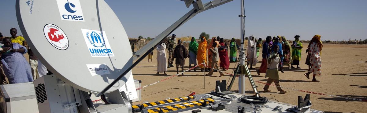 Conteneur Emergesat déployé au Tchad