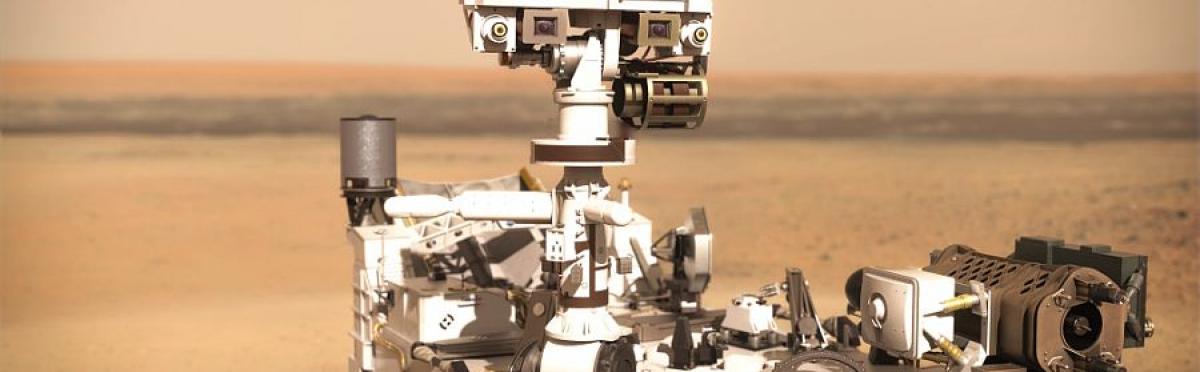 Supercam sur le rover Perseverance - © CNES/VR2Planet, 2021