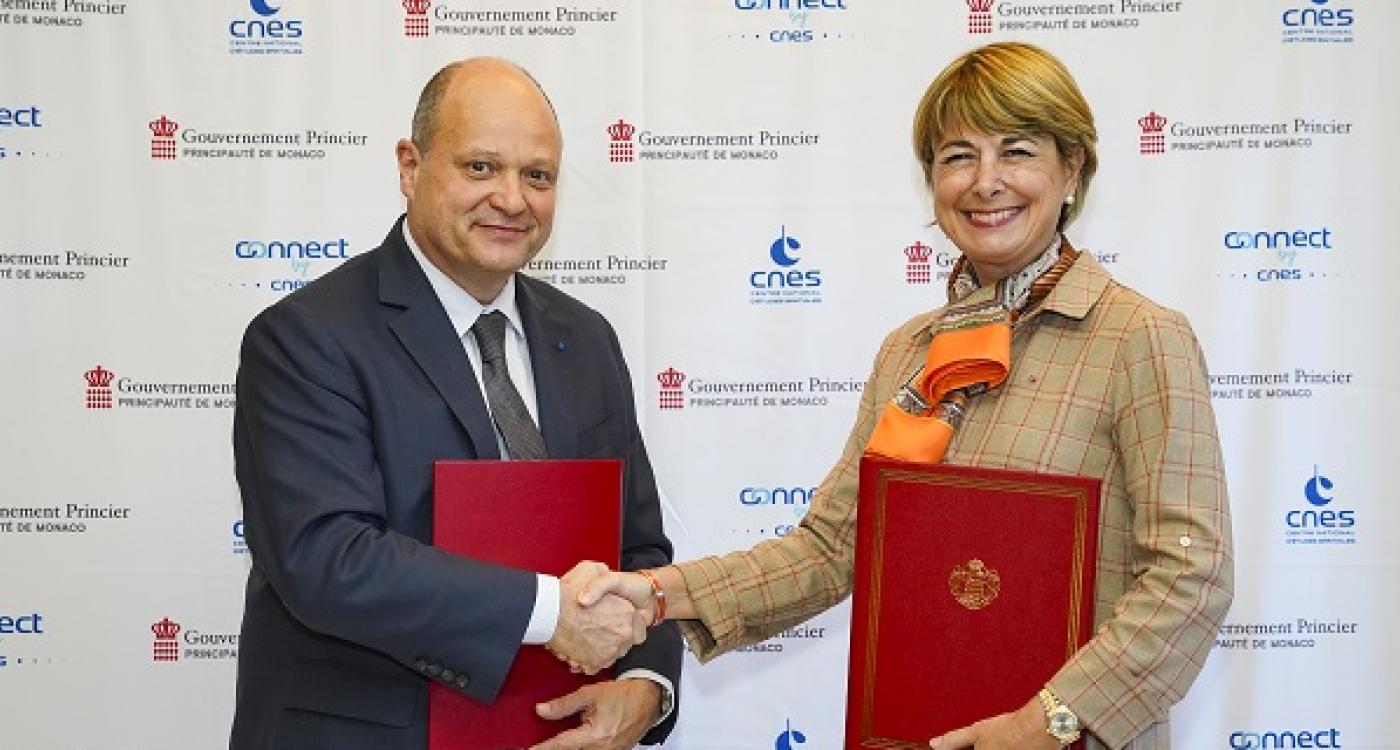 Signature convention CNES/Monaco