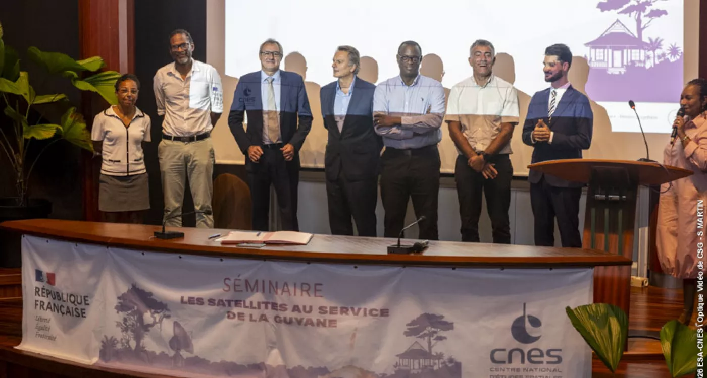 Les satellites au service de la Guyane
