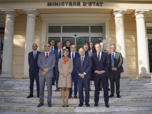 Signature d'un accord-cadre CNES/Principauté de Monaco, 14.11.23