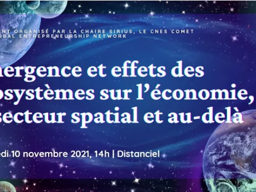 Ecosystèmes, économie et spatial