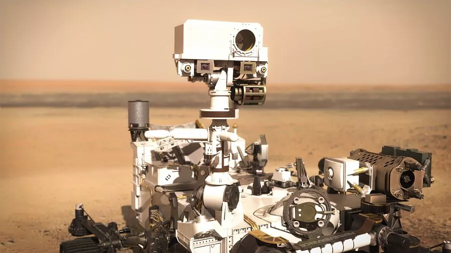 Supercam sur le rover Perseverance - © CNES/VR2Planet, 2021